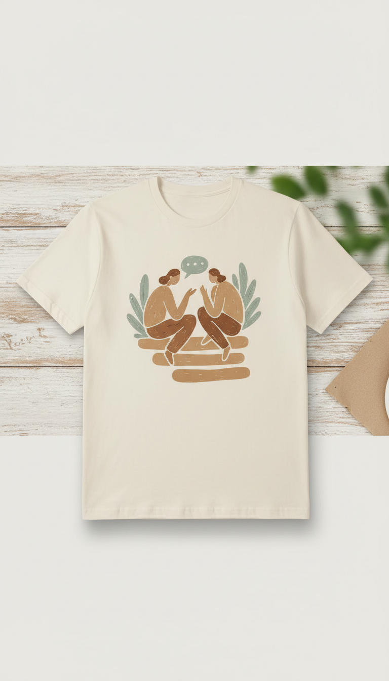 Front Steps Conversation Unisex Tee